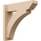 Ekena Millwork 8-in W x 32-in D x 32-in H Thorton Slat Rough Cedar Woodgrain TimberThane Outlooker, Primed Tan OUTUR080X32X32THR24RCPR - alternate 1
